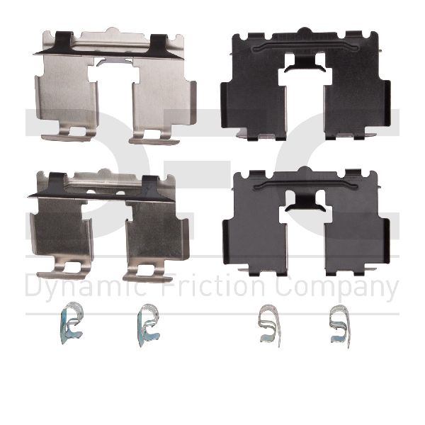 2013-2018 Lexus ES300h Disc Brake Hardware Kit - Rear (Dynamic Friction)