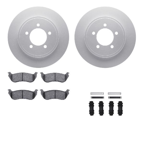 2002-2005 Mercury Mountaineer Disc Brake Kit - Rear (Dynamic Friction)