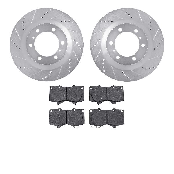 2010-2022 Toyota 4Runner Disc Brake Kit - Front (Dynamic Friction)