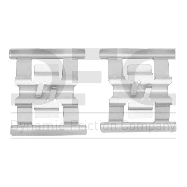 2009-2010 Porsche Cayenne Disc Brake Hardware Kit - Rear (Dynamic Friction)