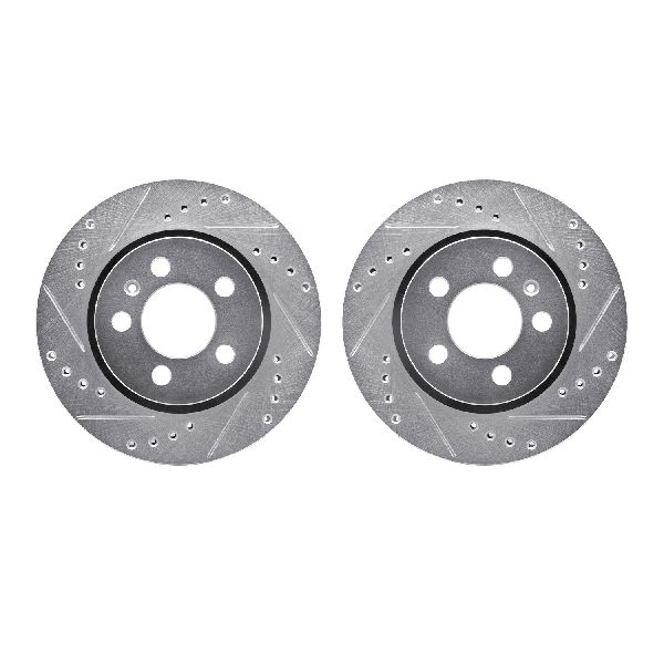 2004-2005 Volkswagen Jetta Disc Brake Rotor Set - Rear (Dynamic Friction)