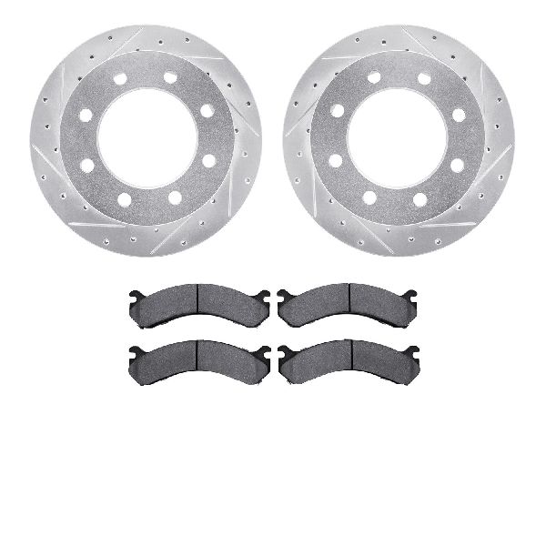 2001-2010 Chevrolet Silverado 3500 HD Disc Brake Kit - Rear (Dynamic Friction)