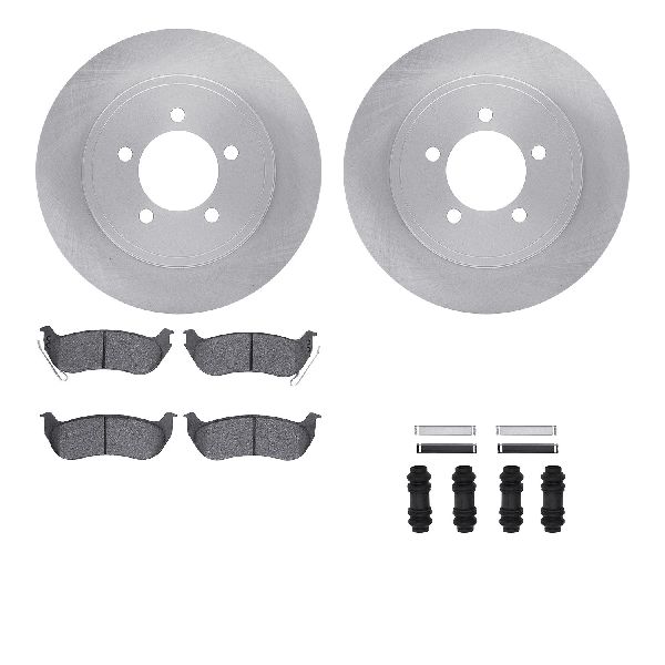 2007-2010 Ford Explorer Sport Trac Disc Brake Kit - Rear (Dynamic Friction)