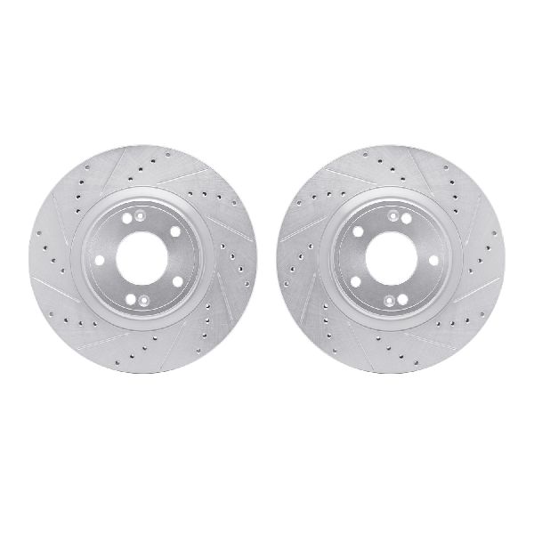 2010-2016 Hyundai Genesis Coupe Disc Brake Rotor Set - Front (Dynamic Friction)