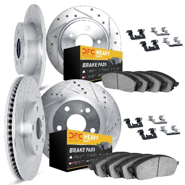 1993 Jeep Grand Wagoneer Disc Brake Kit - Front and Rear (Dynamic Friction)