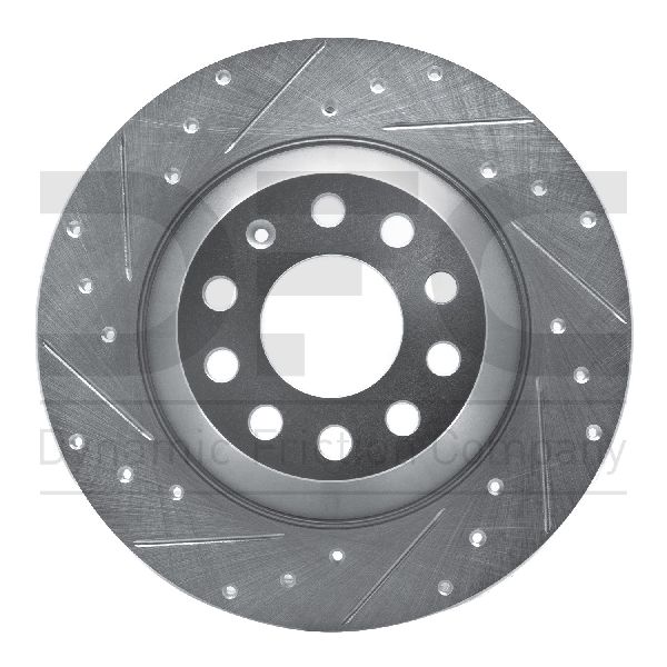 2006-2011 Audi A6 Disc Brake Rotor - Rear Left (Dynamic Friction)