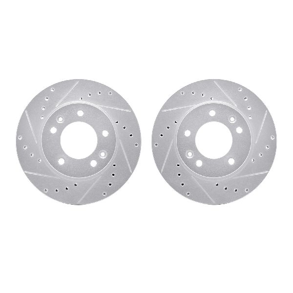 1986-1991 Mazda RX-7 Disc Brake Rotor Set - Front (Dynamic Friction)