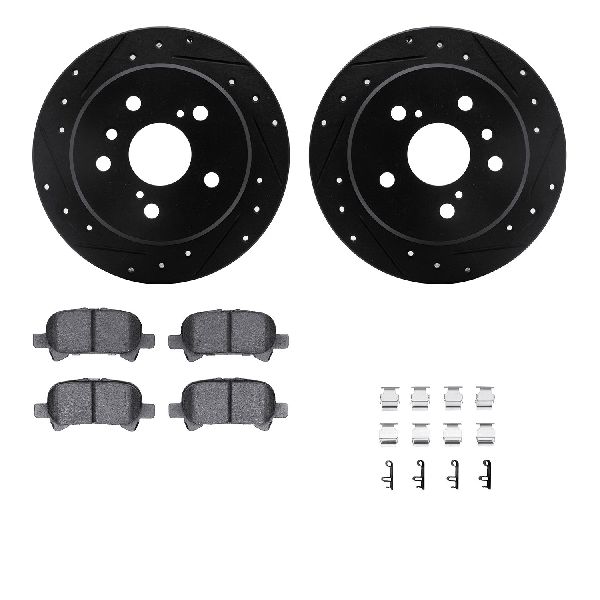 2000-2003 Toyota Solara Disc Brake Kit - Rear (Dynamic Friction)