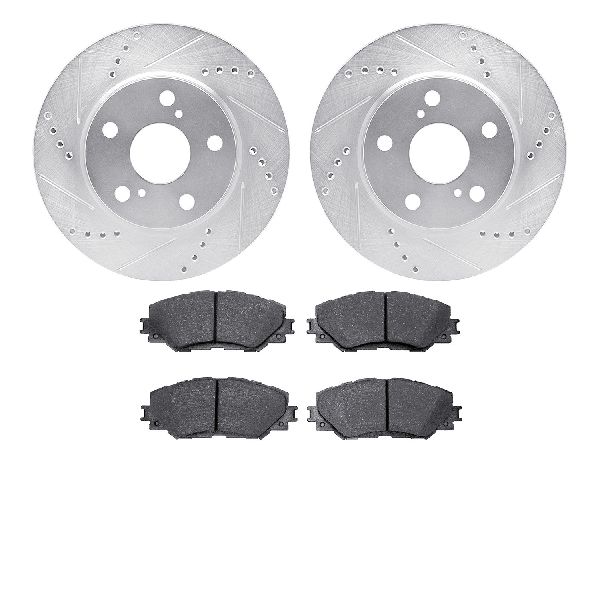 2010-2012 Lexus HS250h Disc Brake Kit - Front (Dynamic Friction)