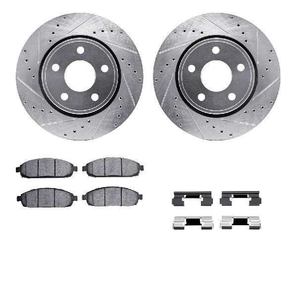 2006-2010 Jeep Commander Disc Brake Kit - Front (Dynamic Friction)