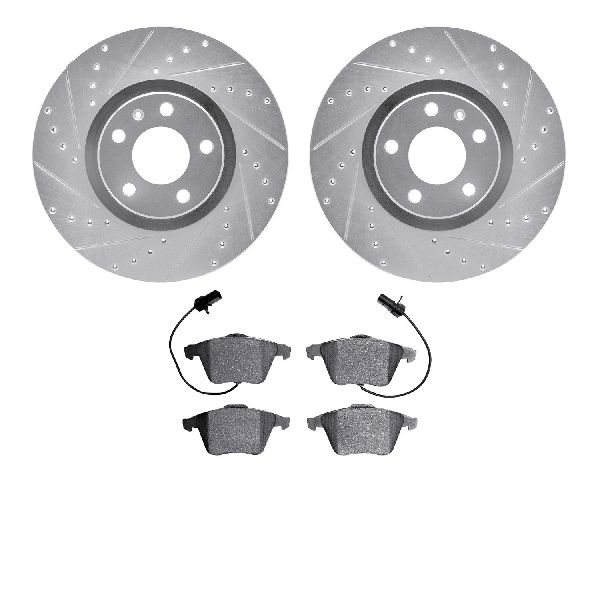 2006-2011 Audi A6 Disc Brake Kit - Front (Dynamic Friction)
