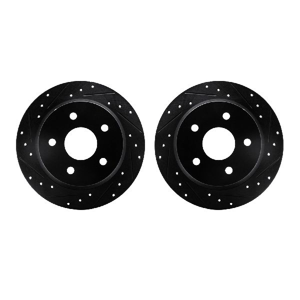 1999-2004 Jeep Grand Cherokee Disc Brake Rotor Set - Rear (Dynamic Friction)