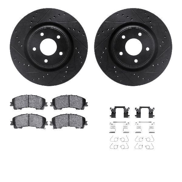 2014-2019 Nissan Rogue Disc Brake Kit - Front (Dynamic Friction)