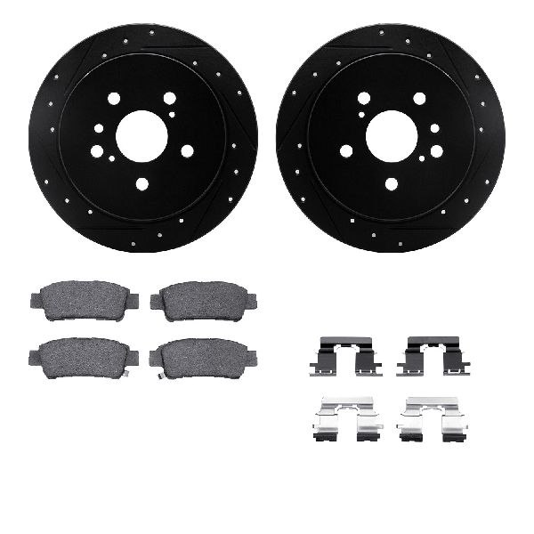2004-2010 Toyota Sienna Disc Brake Kit - Rear (Dynamic Friction)