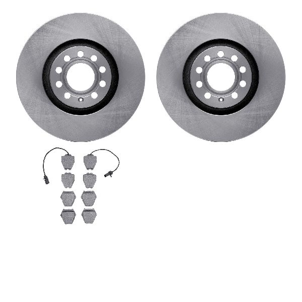 2001-2005 Audi Allroad Quattro Disc Brake Kit - Front (Dynamic Friction)