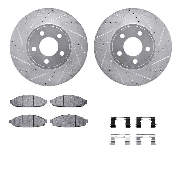 2003-2011 Mercury Grand Marquis Disc Brake Kit - Front (Dynamic Friction)