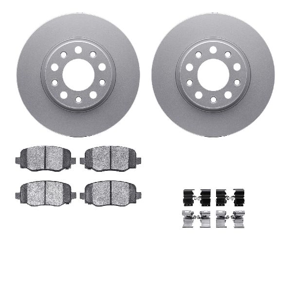 2014-2022 Jeep Cherokee Disc Brake Kit - Rear (Dynamic Friction)