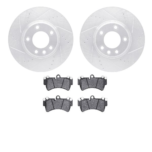 2007-2015 Audi Q7 Disc Brake Kit - Front (Dynamic Friction)
