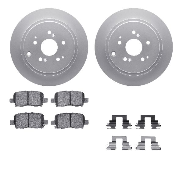 2003-2008 Honda Pilot Disc Brake Kit - Rear (Dynamic Friction)
