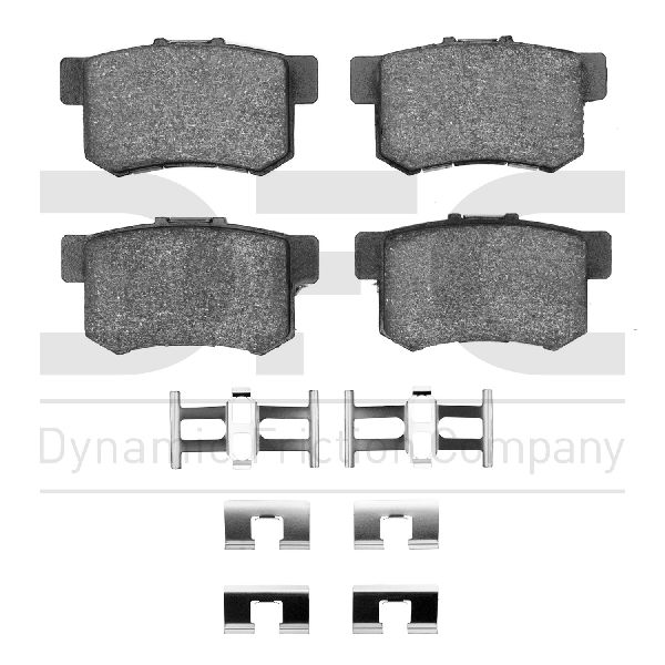 2004-2008 Acura TSX Disc Brake Pad Set - Rear (Dynamic Friction)