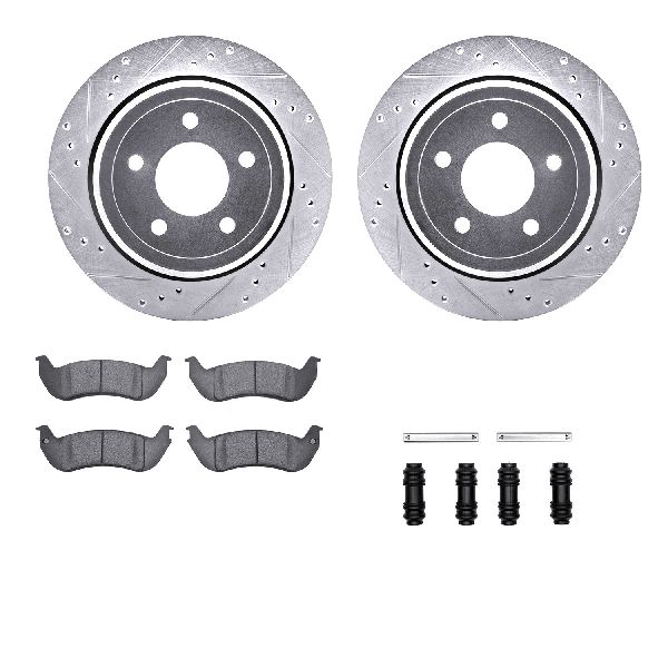 2003-2011 Mercury Grand Marquis Disc Brake Kit - Rear (Dynamic Friction)