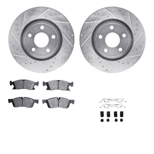 2011-2020 Dodge Durango Disc Brake Kit - Front (Dynamic Friction)