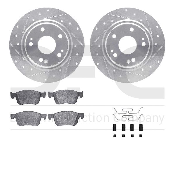 2023-2024 Acura Integra Disc Brake Kit - Front (Dynamic Friction)