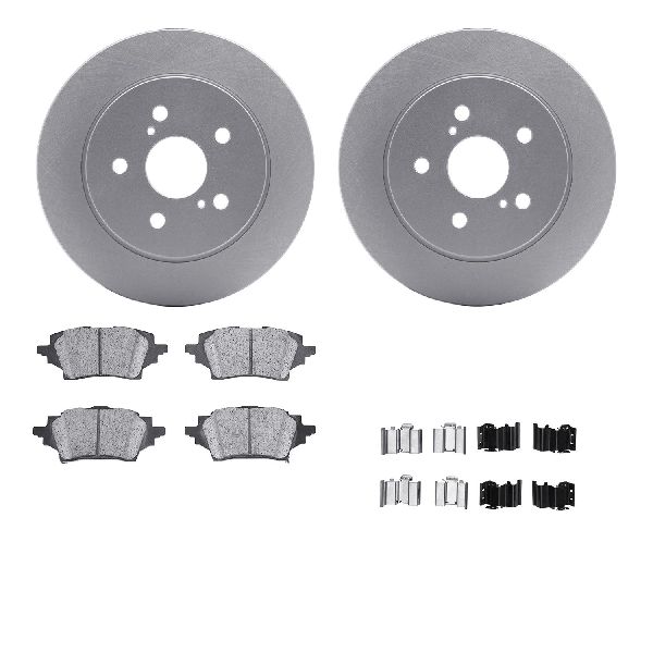 2018-2022 Toyota C-HR Disc Brake Kit - Rear (Dynamic Friction)
