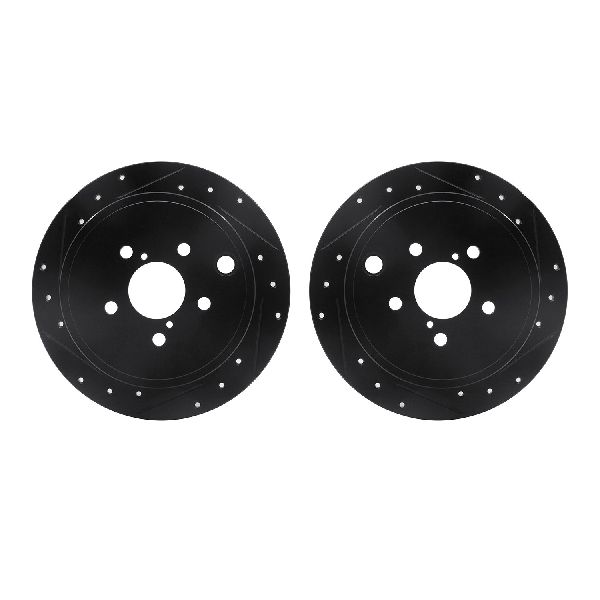 2009-2013 Subaru Forester Disc Brake Rotor Set - Rear (Dynamic Friction)