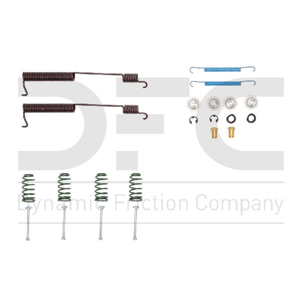 2007 Pontiac G5 Drum Brake Hardware Kit - Rear (Dynamic Friction)