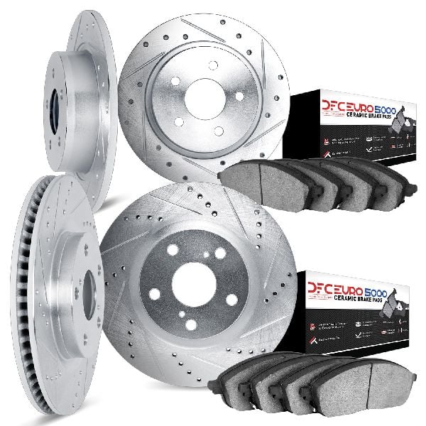 2012-2020 Dodge Journey Disc Brake Kit - Front and Rear (Dynamic Friction)