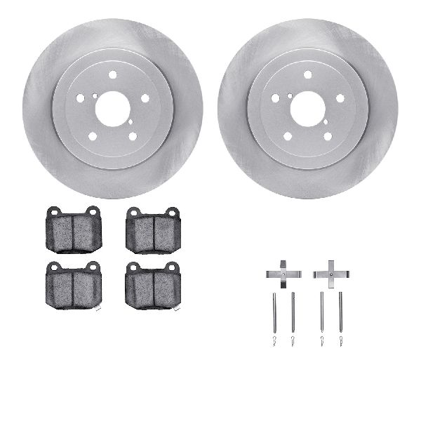 2005-2007 Subaru Impreza Disc Brake Kit - Rear (Dynamic Friction)