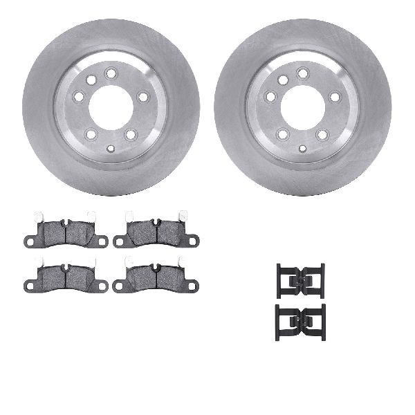 2015-2018 Porsche Cayenne Disc Brake Kit - Rear (Dynamic Friction)