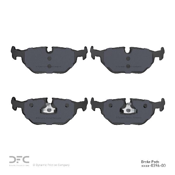 1998-2002 BMW Z3 Disc Brake Pad Set - Rear (Dynamic Friction)