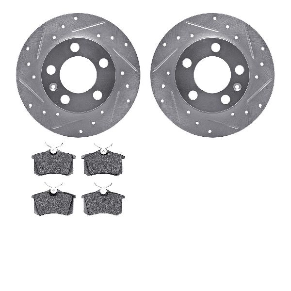1998-2010 Volkswagen Jetta Disc Brake Kit - Rear (Dynamic Friction)