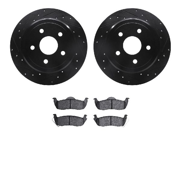 2006-2010 Jeep Commander Disc Brake Kit - Rear (Dynamic Friction)