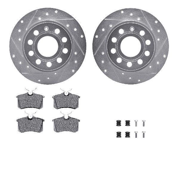2013-2019 Volkswagen Beetle Disc Brake Kit - Rear (Dynamic Friction)