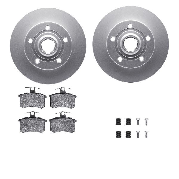 1996-1997 Audi A4 Disc Brake Kit - Rear (Dynamic Friction)