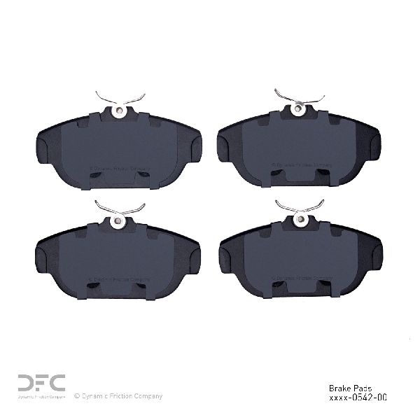 1997-1998 Volvo V90 Disc Brake Pad Set - Front (Dynamic Friction)