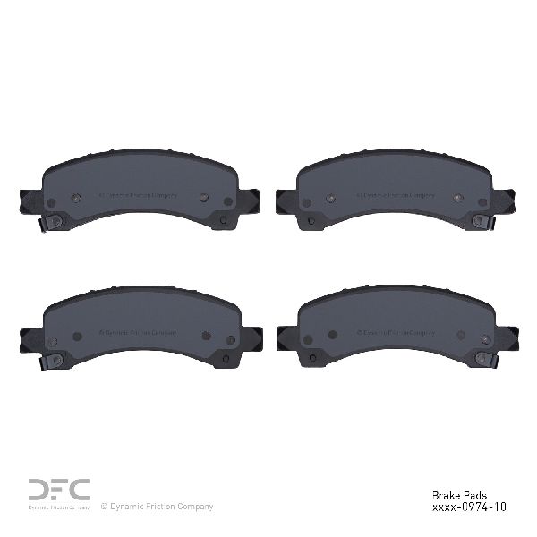 2003-2014 Chevrolet Express 1500 Disc Brake Pad Set - Rear (Dynamic Friction)