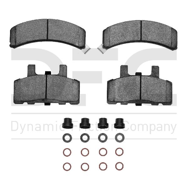 1996-2002 Chevrolet Express 2500 Disc Brake Pad Set - Front (Dynamic Friction)