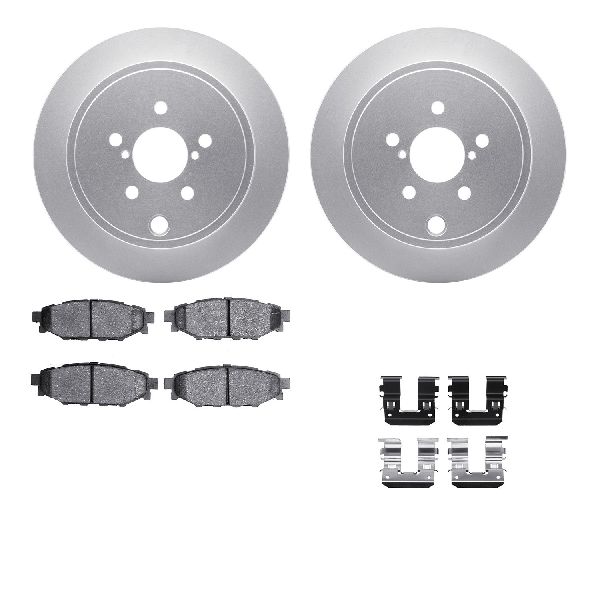 2010-2014 Subaru Legacy Disc Brake Kit - Rear (Dynamic Friction)