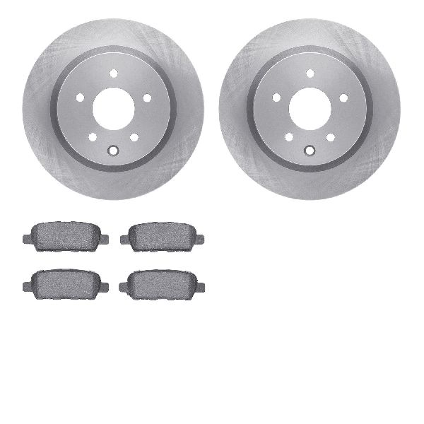 2008-2012 INFINITI EX35 Disc Brake Kit - Rear (Dynamic Friction)