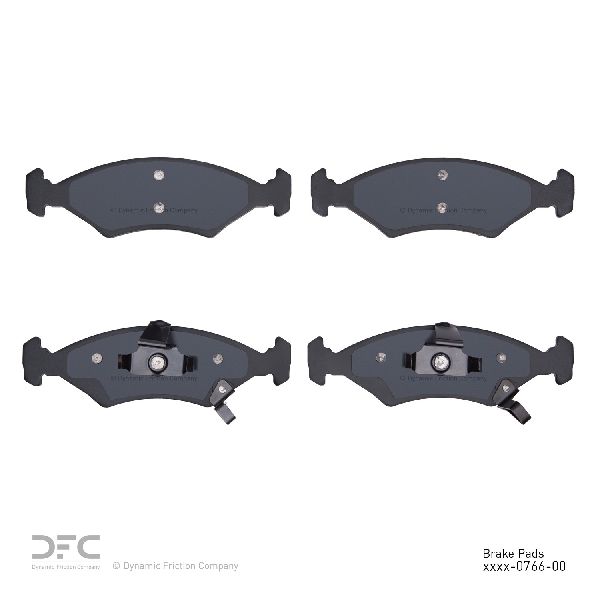 2000 Kia Spectra Disc Brake Pad Set - Front (Dynamic Friction)