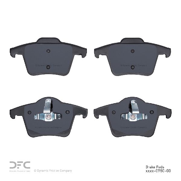 2003-2014 Volvo XC90 Disc Brake Pad Set - Rear (Dynamic Friction)