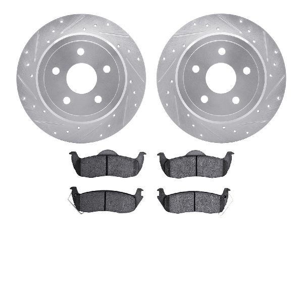 2006-2010 Jeep Commander Disc Brake Kit - Rear (Dynamic Friction)