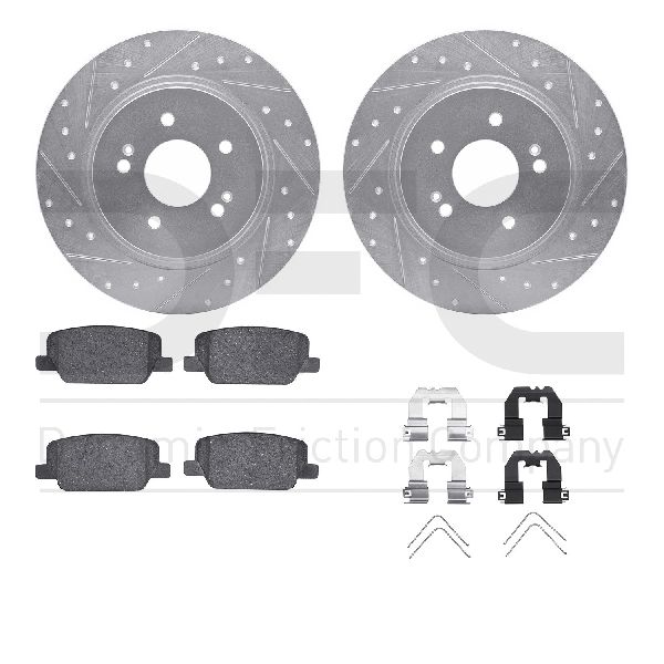 2020-2024 Kia Telluride Disc Brake Kit - Rear (Dynamic Friction)