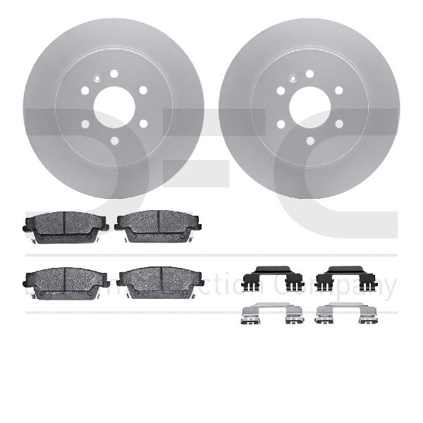 2004-2009 Cadillac SRX Disc Brake Kit - Rear (Dynamic Friction)