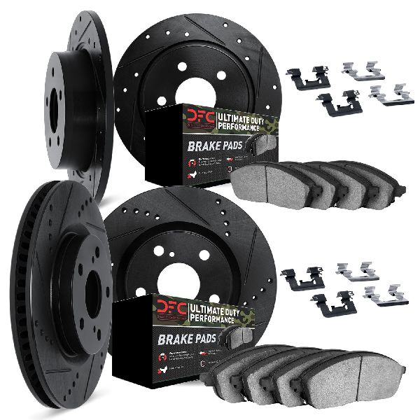 1999-2004 Jeep Grand Cherokee Disc Brake Kit - Front and Rear (Dynamic Friction)