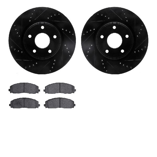 2017-2022 Chrysler Pacifica Disc Brake Kit - Front (Dynamic Friction)